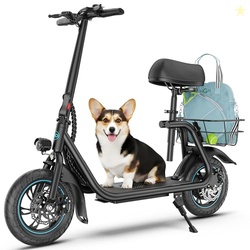 Gyroor Electric Scooter for Adults & Teens with Seat, 450W Motor, Upgr