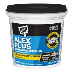 DAP Alex Plus Spackling, White, 32 Oz (7079818746)