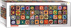 EuroGraphics Color Squares Panoramic by Wassily Kandinsky 1000-Piece P