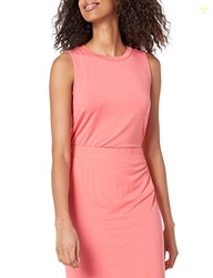 Amazon Essentials Women's Relaxed-Fit Sleeveless Muscle Tank Top, Peac