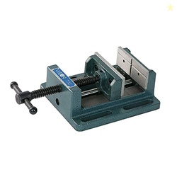 Wilton Low-Profile Drill Press Vise, 4" Jaw Width, 4" Jaw Opening, 1-1