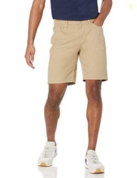 Amazon Essentials Men's Slim-Fit 9" Inseam Stretch 5-Pocket Short, Tap