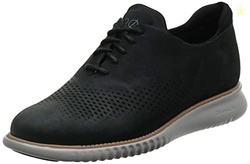 Cole Haan mens 2.zerogrand Laser Wingtip Lined Oxford, Black Nubuck/Gr