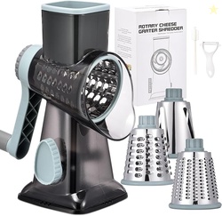 Rotary Cheese Grater with Handle Kitchen
