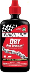 Finish Line Dry Bike Chain Lube, 4 oz Squeeze Bottle - Ceramic Dry Wax