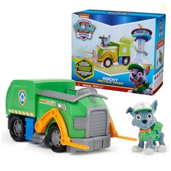 PAW Patrol, Rockys Recycle Truck, Toy Truck with Collectible Action Fi