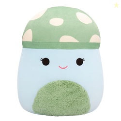 Squishmallows Original 12-Inch Bo Lynn Teal Spotted Mushroom - Officia