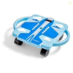 hand2mind Blue Plane Glider Scooter Board, Floor Scooter Board, Gross 