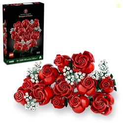 LEGO Botanicals Bouquet of Roses Artificial Flowers - Fake Red Roses B