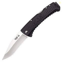 SOG Traction Folding Knife Clip Point