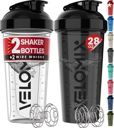 VELOMIX -2 Pack Protein Shaker Bottles
