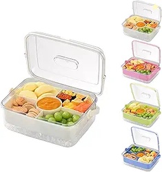 Fruit Ice Serving Tray, 4 Compartments 