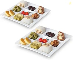 Cinf 2Pack Divided Plates 