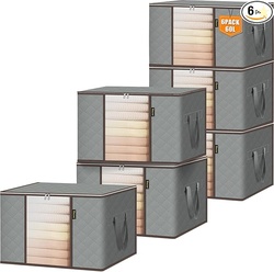 BALEINE 6 Pack Clothes Storage Bags