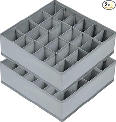 Joyoldelf Sock Drawer Organizer Divider 2 Packs