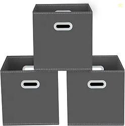 Yunkeeeper storage bins Cubes Set of 3