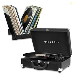 Victrola Journey + Bluetooth Suitcase Record Player with Matching Brid