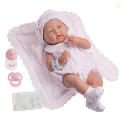 Real Girl Baby Doll 15" | Anatomically Correct | JC Toys - La Newborn 