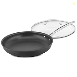Cuisinart 12-Inch Skillet, Nonstick-Hard-Anodized with Glass Cover, 62