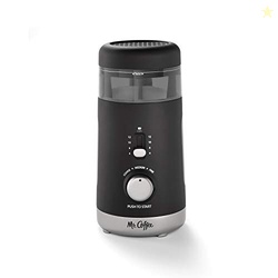 Mr. Coffee Automatic Coffee Grinder with 5 Presets, 12 Cup Capacity, B