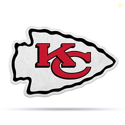 Rico Industries NFL Kansas City Chiefs NFL Primary Logo Shape Cut Penn