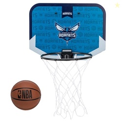 Franklin Sports NBA Charlotte Hornets Mini Over the Door Basketball Ho