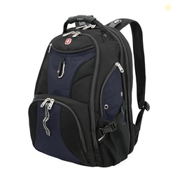 SwissGear 1900 ScanSmart 17 Laptop Backpack Blue/Black  Reflective Tec