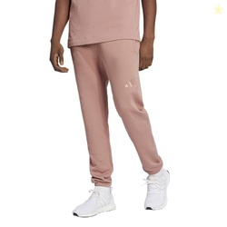 Adidas Mens All SZN Fleece Regular Tapered Sportswear Pants, Warm Clay