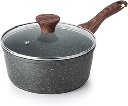 SENSARTE Nonstick Saucepan with Lid