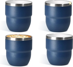 Stainless Steel Coffee Cup, 4 Pack