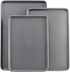 GoodCook Everyday Nonstick Baking Sheet Set, 3 Pack 