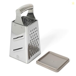 Martha Stewart Sprucedale 9.5-Inch Stainless Steel 4-Sided Box Grater 