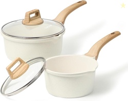 CAROTE 1.5Qt & 3.0Qt Sauce Pan Sets with Lid
