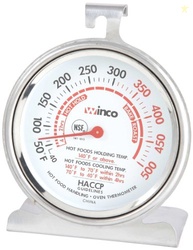 Winco B001B4KUPY 3-Inch Dial Oven Thermometer with Hook and Panel Base