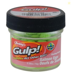 Berkley Gulp! Floating Salmon Eggs , Chartreuse , 0.56-Ounce