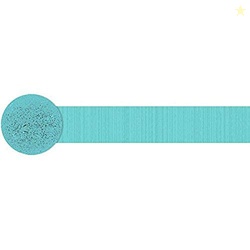 Premium Robins Egg Blue Crepe Paper Streamer - 81ft, 1 Piece - Perfect