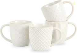Holise Ceramic Coffee Mugs Set of 4