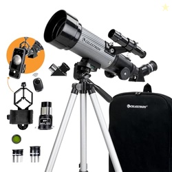 Celestron Travel Scope 70DX Portable Refractor Telescope  70mm Apertur