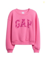 GAP Girls Logo Relaxed Crew Love Letter X-Small