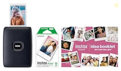 FUJIFILM Instax Mini Link 2 Smartphone Printer Bundle 2025 - Space Blu