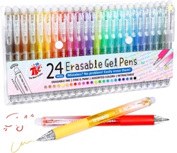 TBC The Best Crafts Erasable Pens, 24 Colors