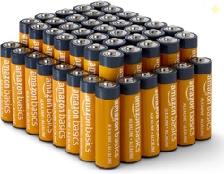 Amazon Basics 48-Pack AA Alkaline High-Performance Batteries