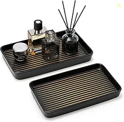 Bathroom Vanity Tray for Countertop,2PC