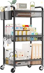 YASONIC 3 Tier Rolling Cart