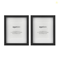 Amazon Basics Rectangular Picture Frame Set for Wall Hanging or Tablet