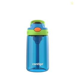 Contigo Autospout Kids Water Bottle 14oz Single Pack Blue Poppy/Cool L