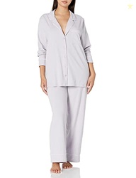 Amazon Essentials Women's Long Sleeve Cotton Modal Pajama Set, Loungew