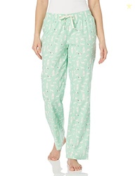 Amazon Essentials Women's Flannel Pajama Sleep Pant with Drawstring, E