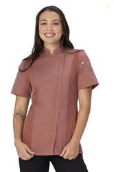 Chef Works Women's Springfield Chef Coat, Brick, Small
