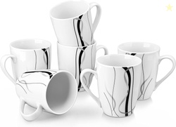 VEWEET Ceramic Coffee Mugs Set of 6